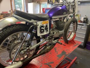 OSSA 250cc Flat Track classic racer photo 6