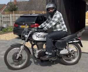 1959 Norton with 650 Suzuki engine photo 3