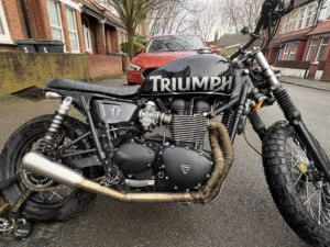 Custom triumph boneville t100 photo 3